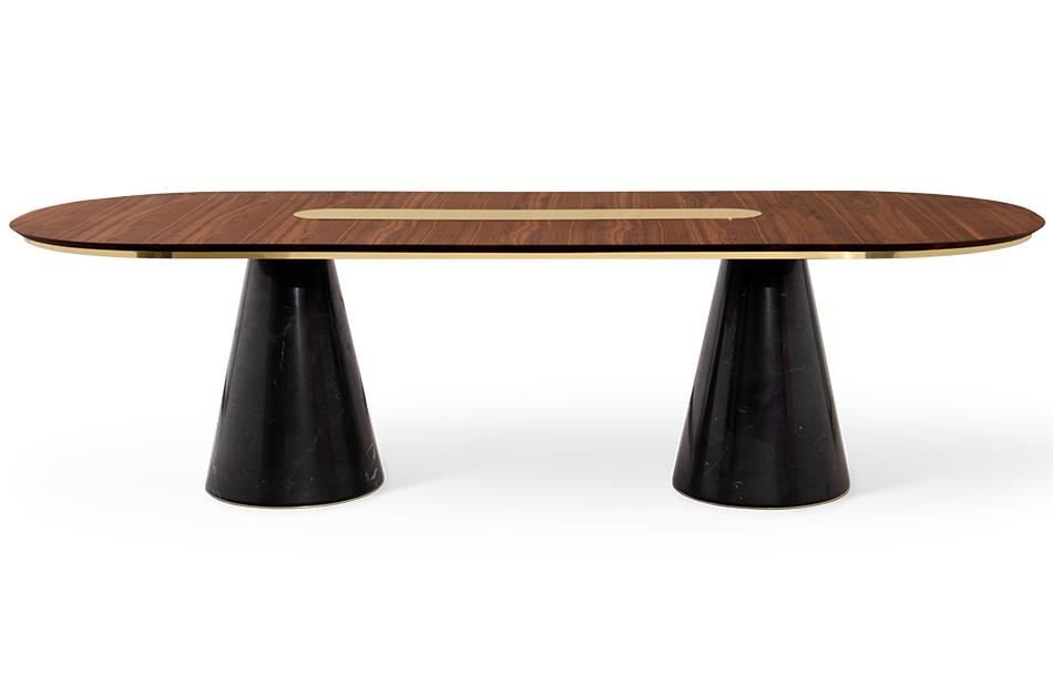 Table à manger ovale Forge
