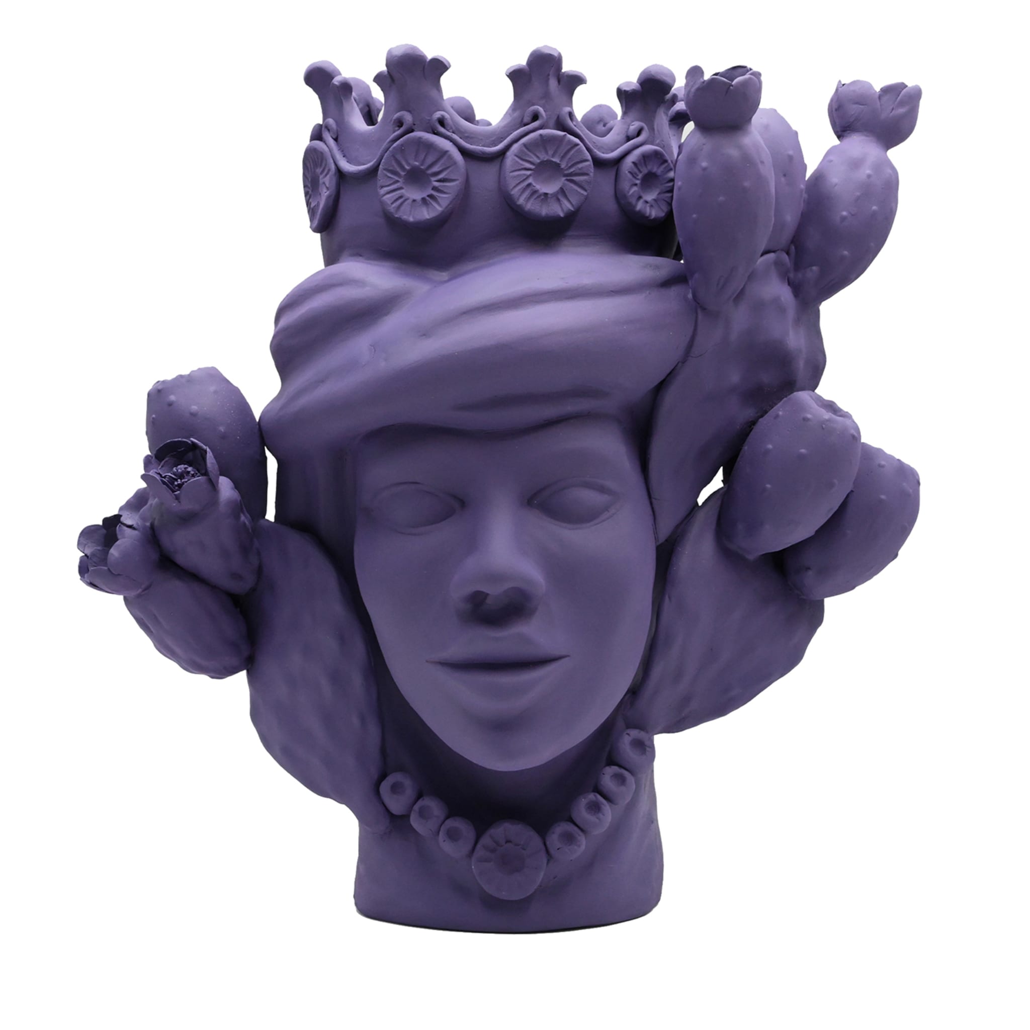 Sculpture violette Moorkop
