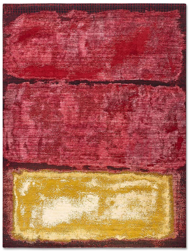 Tapis tissé main Strawberry Sunset | Taille: 274 × 365 cm