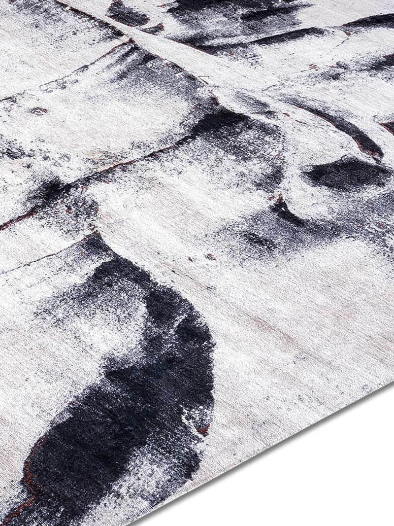 Tapis noué à la main Black & White | Taille: 300 × 400 cm