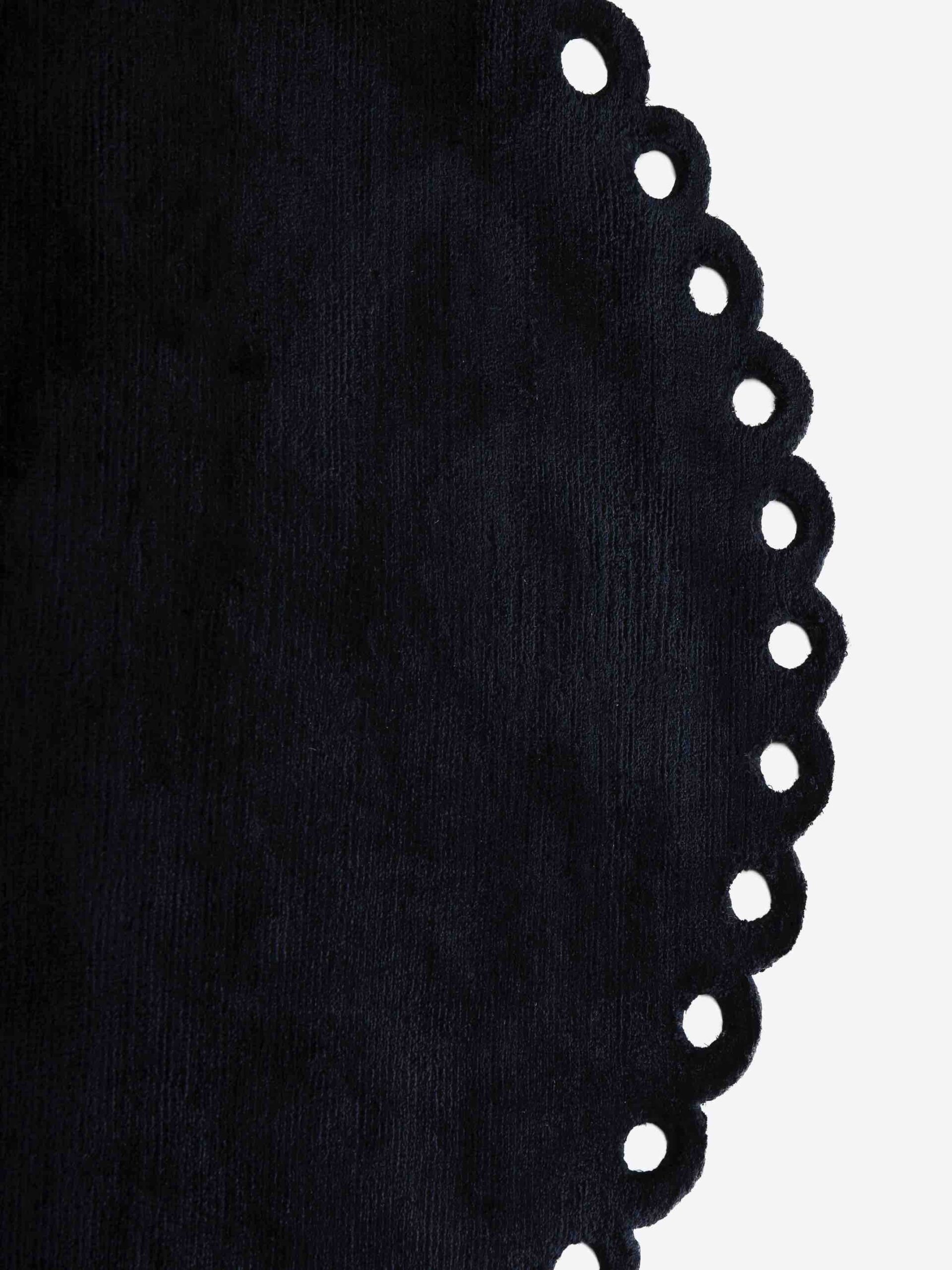 Lace With A Carpet Face ovaal handgeweven vloerkleed