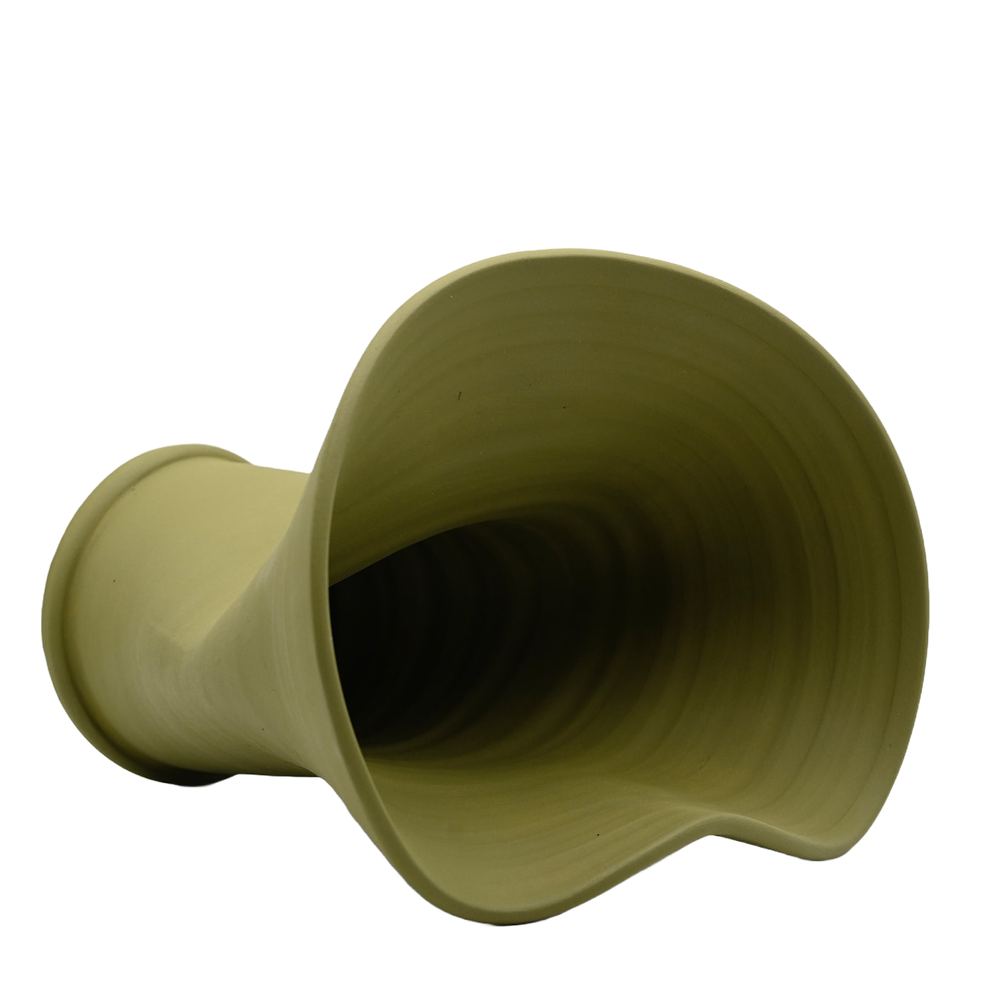 Vase pistache fait main