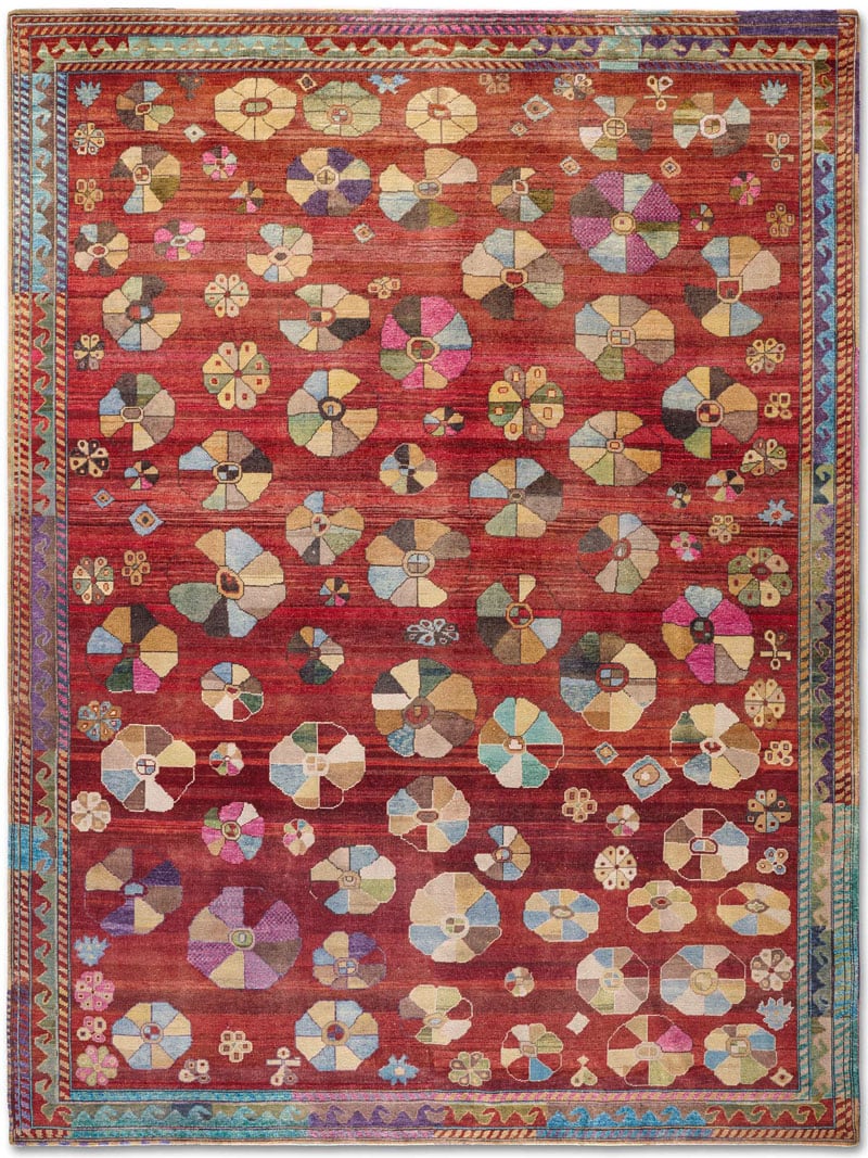 Original Natural Red luxe vloerkleed