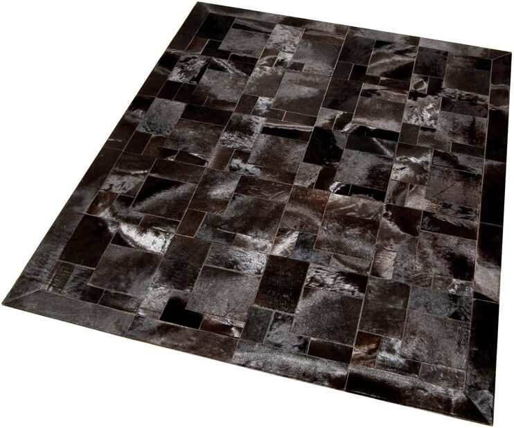 Puzzle koeienhuid tapijt | Maat: 220 × 220 cm