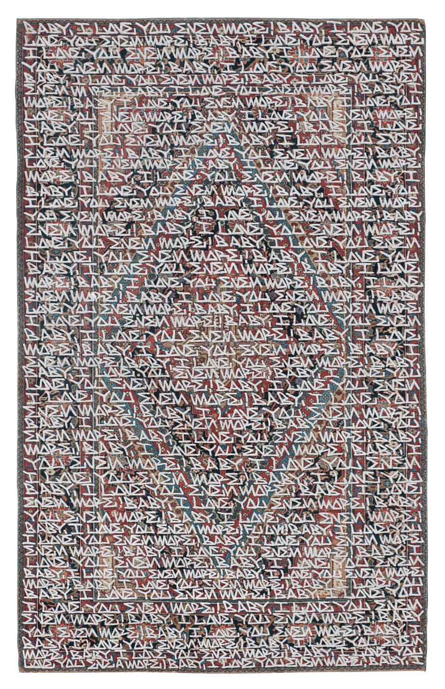 Baby I Love You Even More tapijt | Maat: 200 × 300 cm
