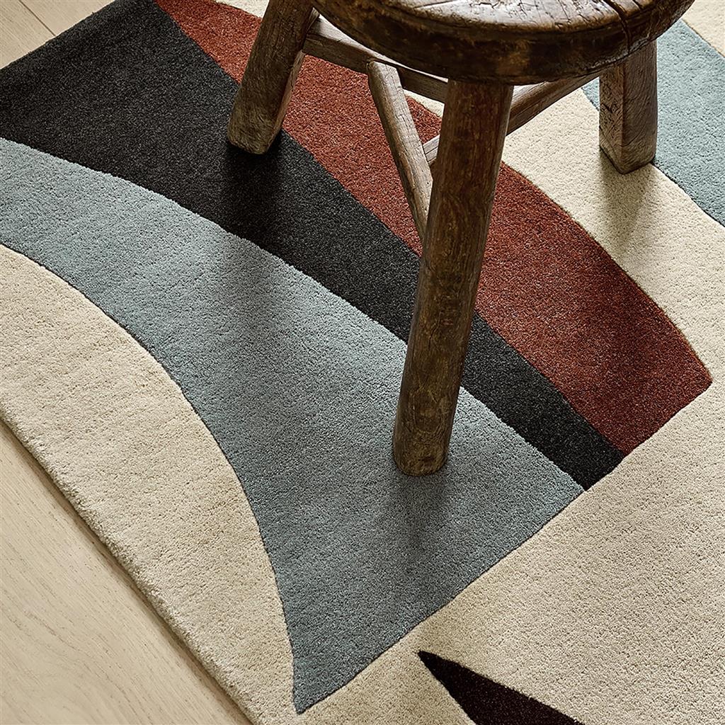 Torillo korenbloem/walnoot vloerkleed