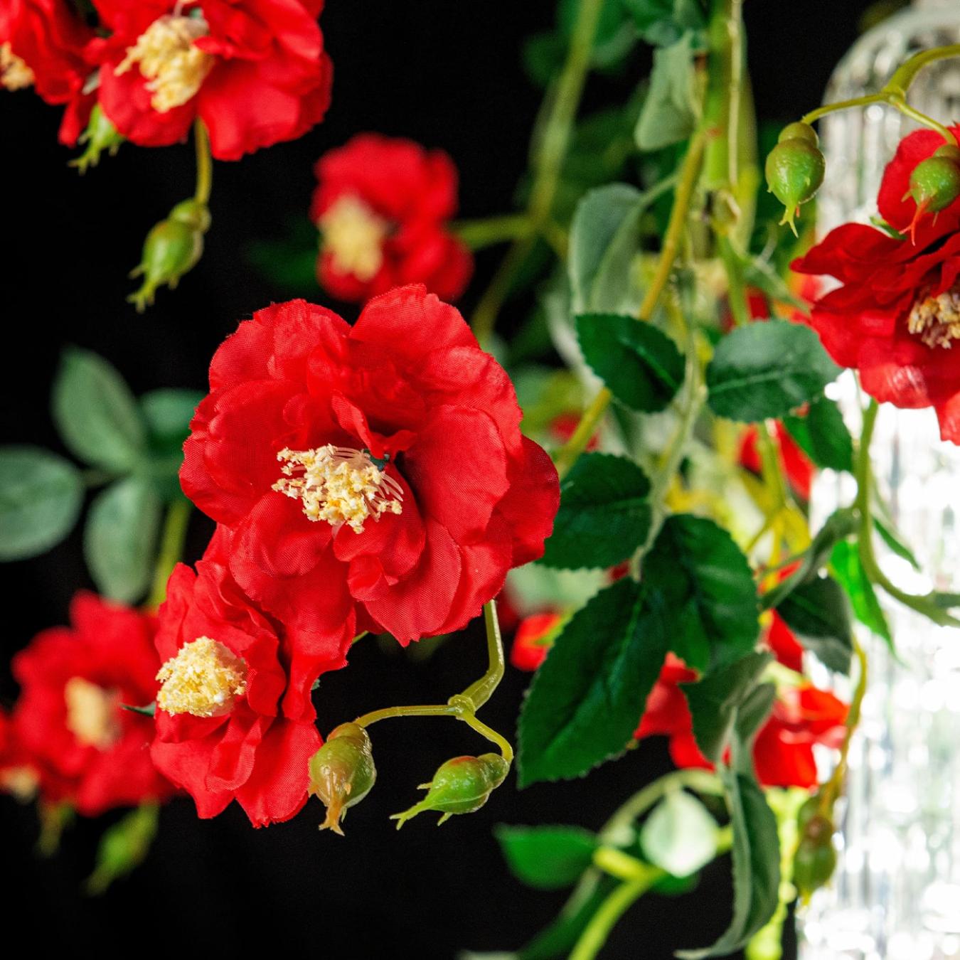 Grand lustre Wil Red Roses