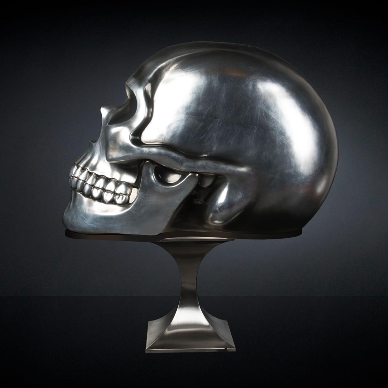 Schedel sculptuur