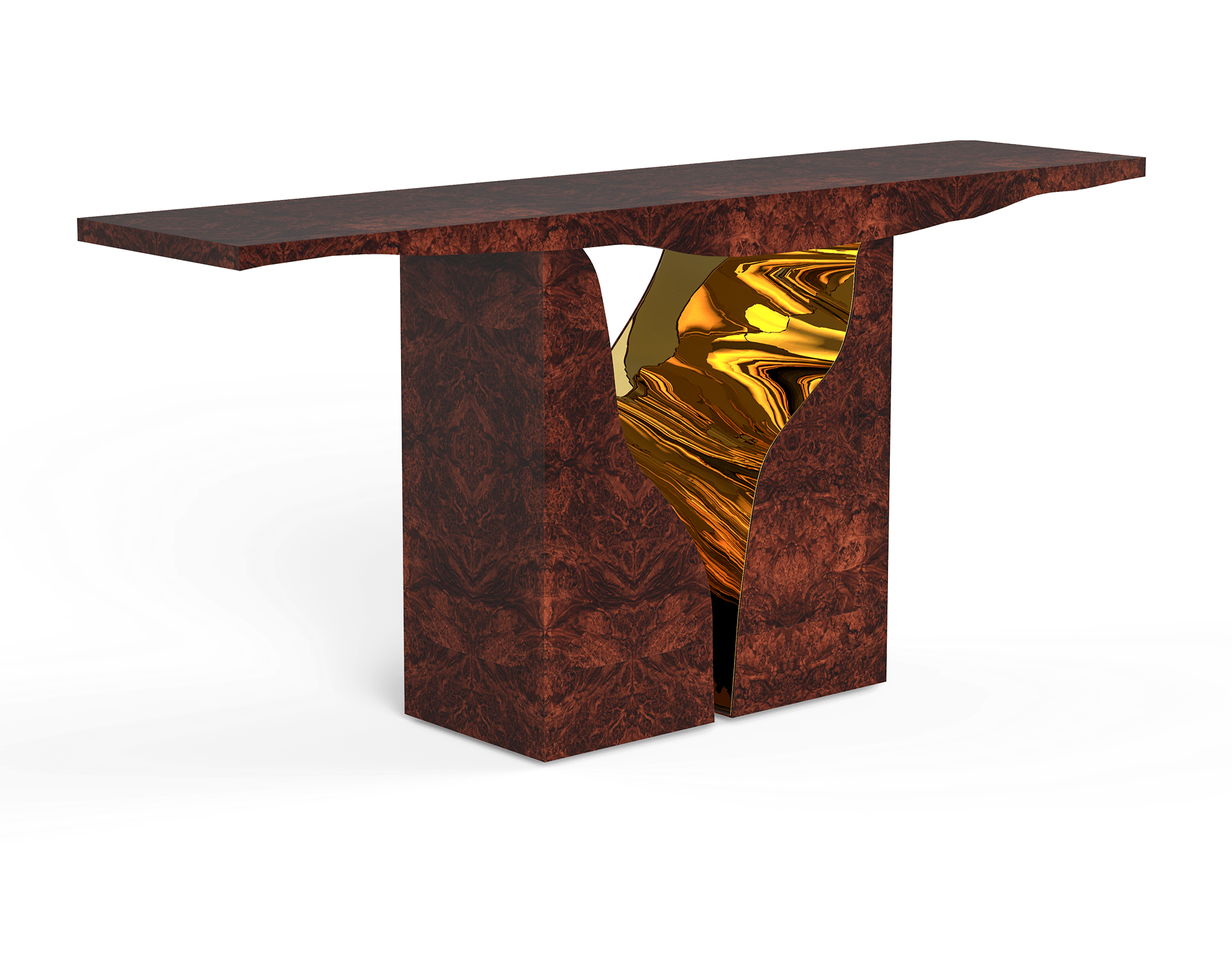 Fissure walnoot console