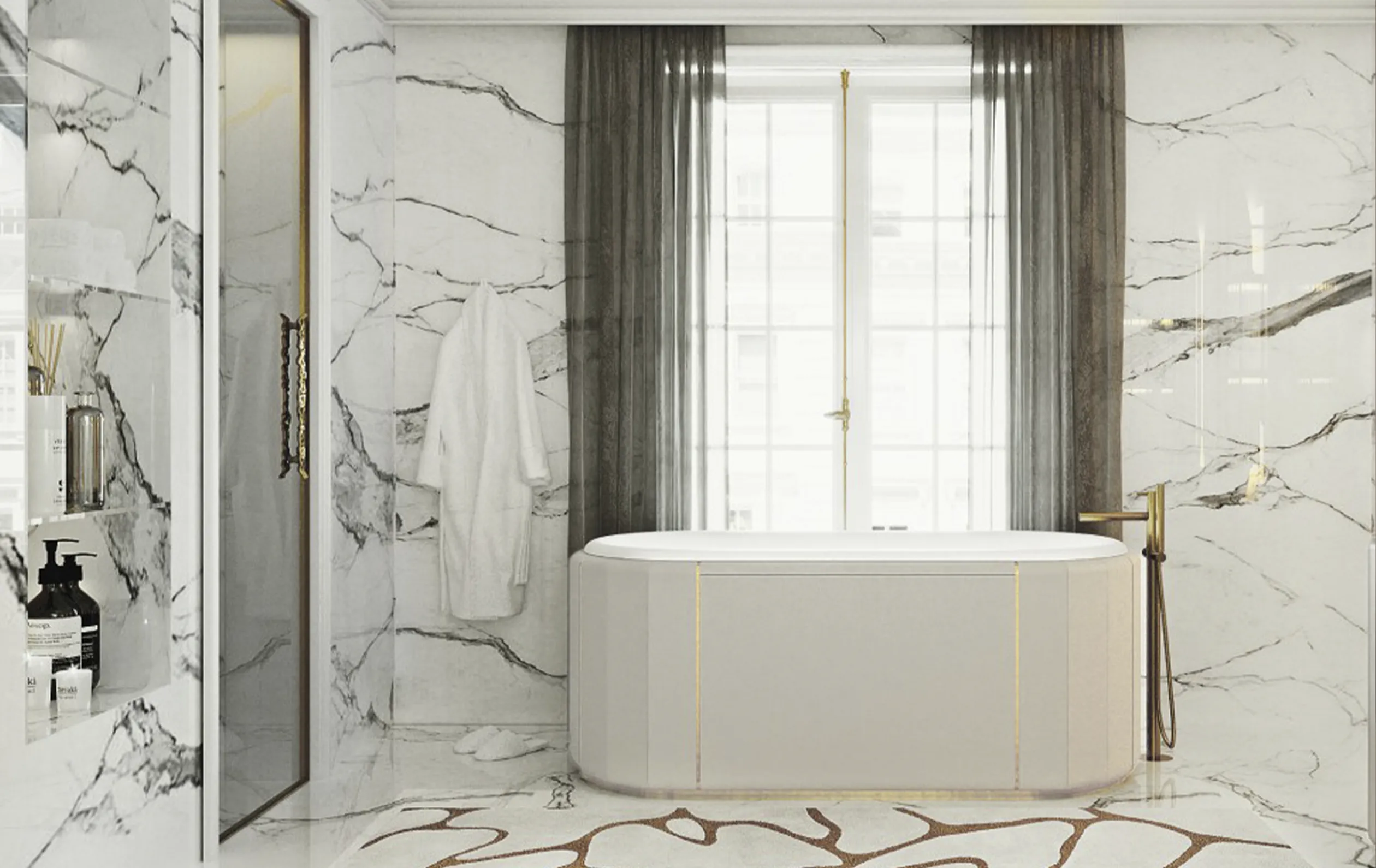 Baignoire Soak Regal blanche