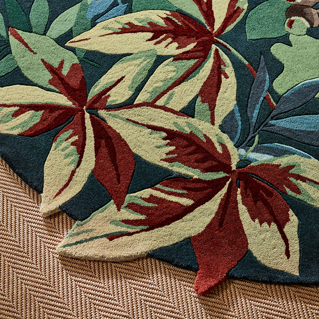 Tapis Robin’s Wood vert forêt | Taille: Ø 200 cm