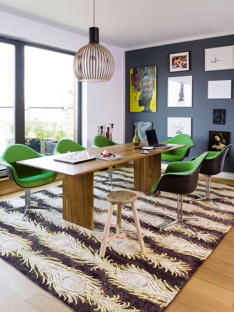 Feathers Lane handgemaakt luxe vloerkleed