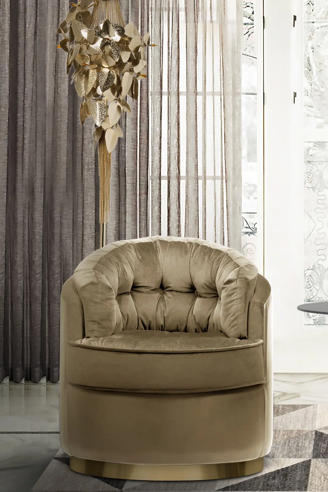 Fauteuil pivotant de luxe - 14