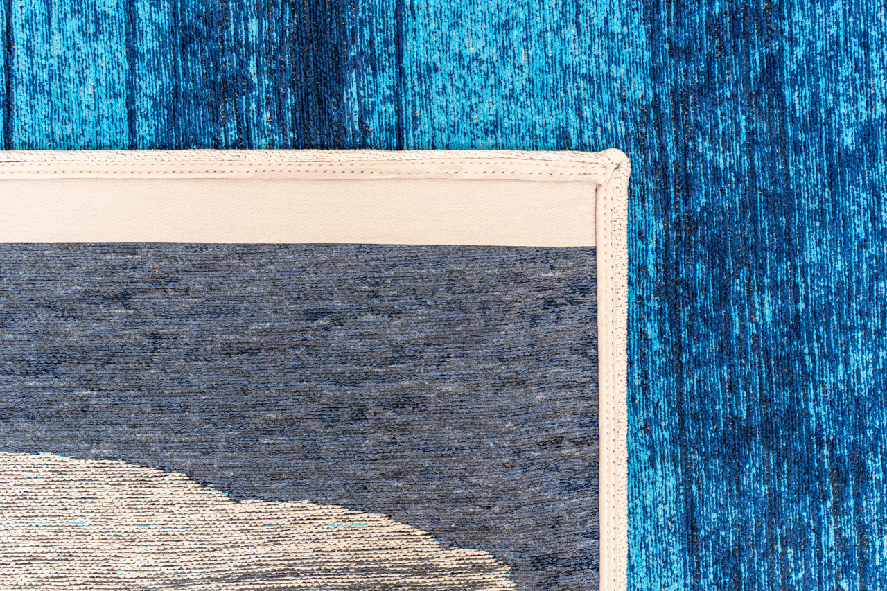 Brush Diva Blue vloerkleed | Maat: 140 × 200 cm