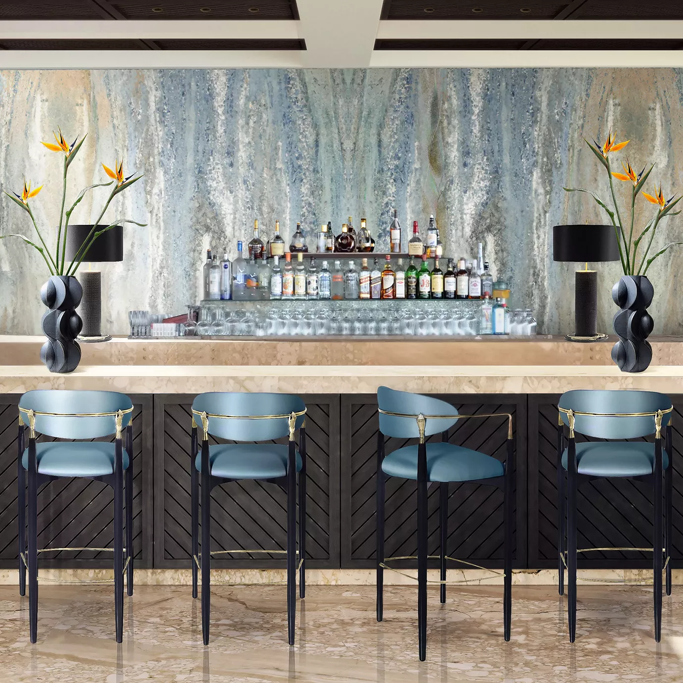 Tabouret de bar Bellona