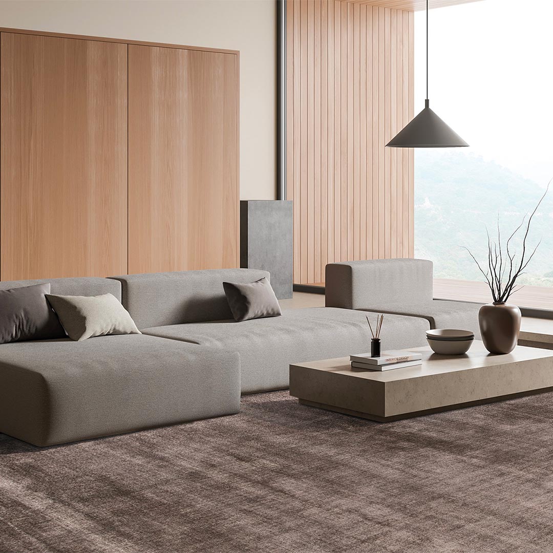 Luce Tortora vloerkleed