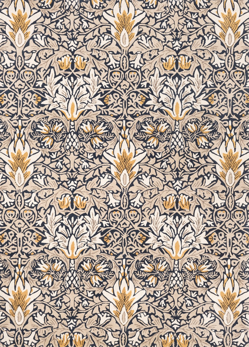 Snakeshead indigo tapijt | Maat: 140 × 200 cm Snakeshead indigo tapijt | Maat: 140 × 200 cm