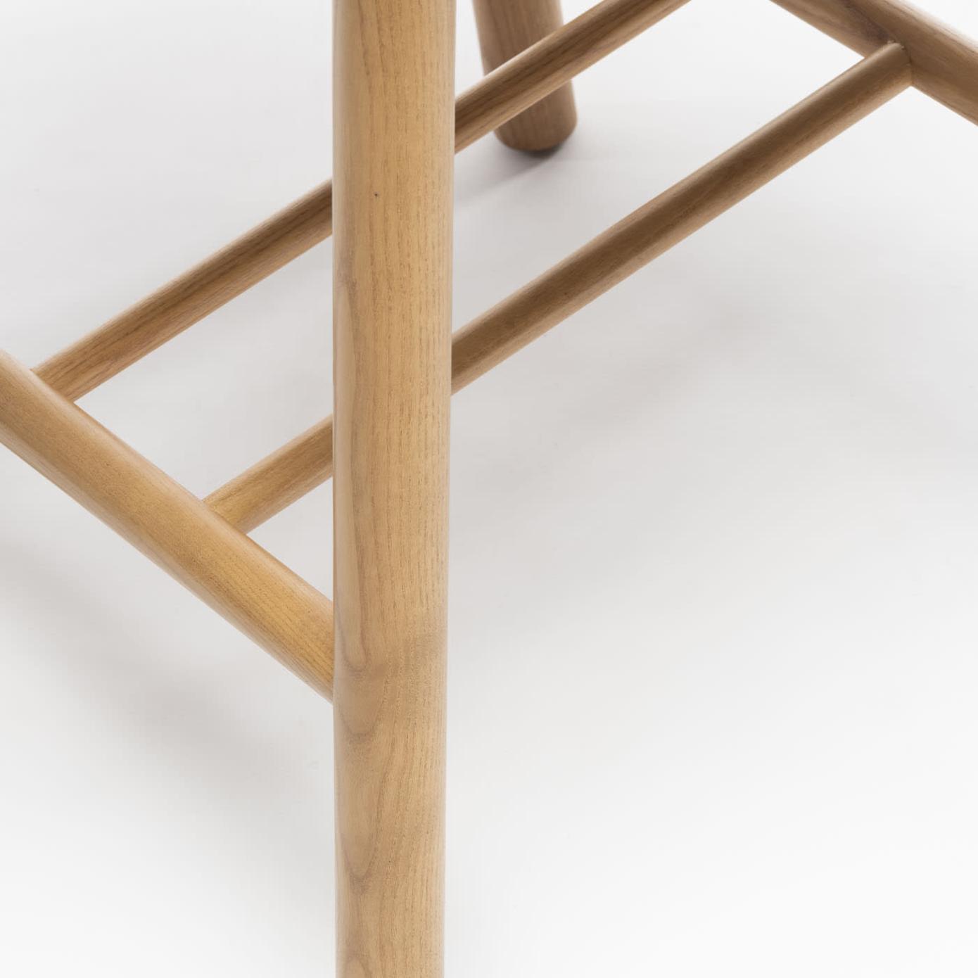 Tabouret de bar Bel SG-75 en frêne terracotta