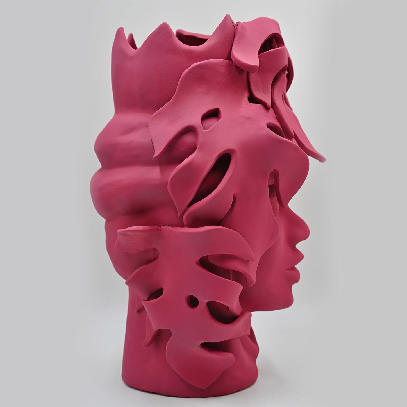 Moorkop roze sculptuur