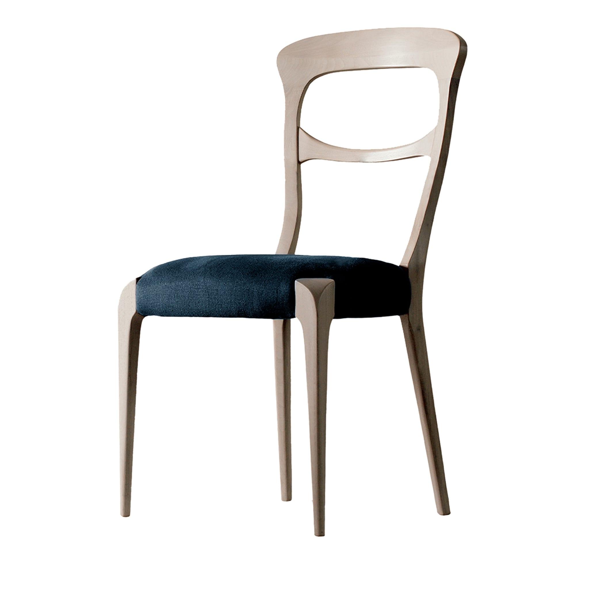 Capotavola grijze massief walnoot stoel | Kleur: Velvet G075 472