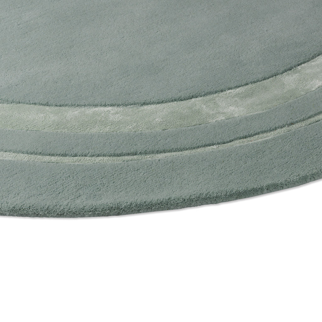 Tapis rond Redbrook bleu œuf de canard