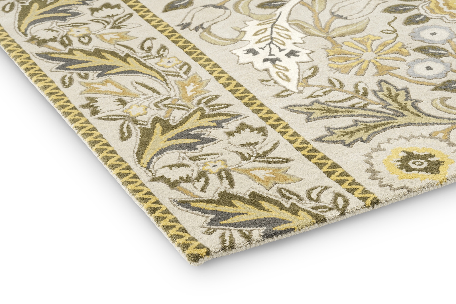 Tapis Wilhelmina lin/moutarde