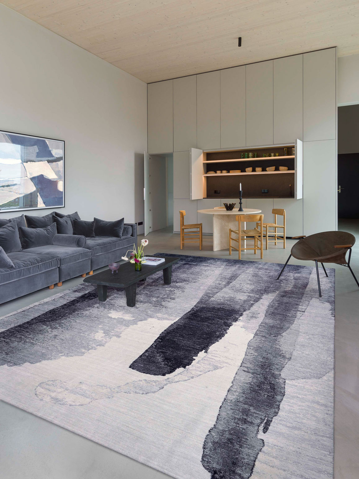Tapis de luxe fait main Galileo