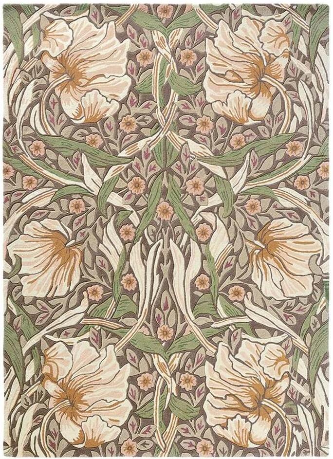 Pimpernel aubergine tapijt | Maat: 140 × 200 cm