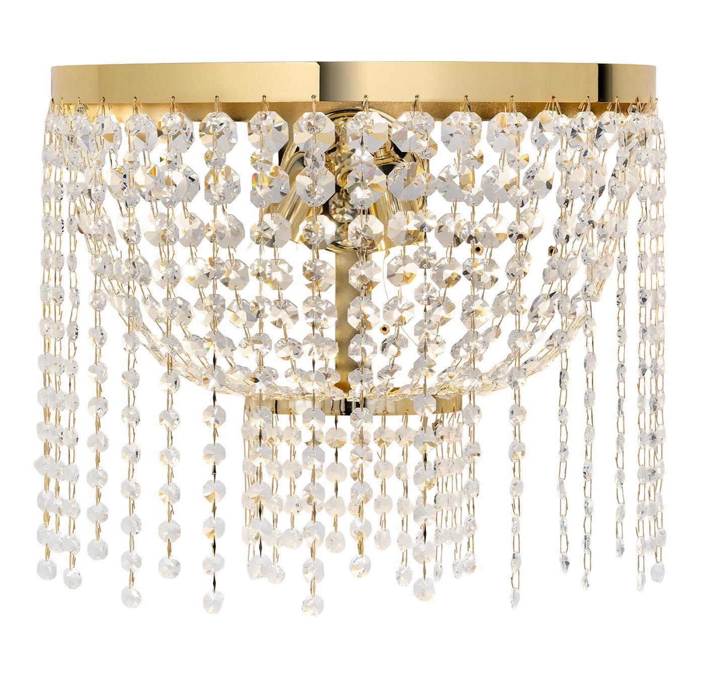 Empire kristallen wandlamp