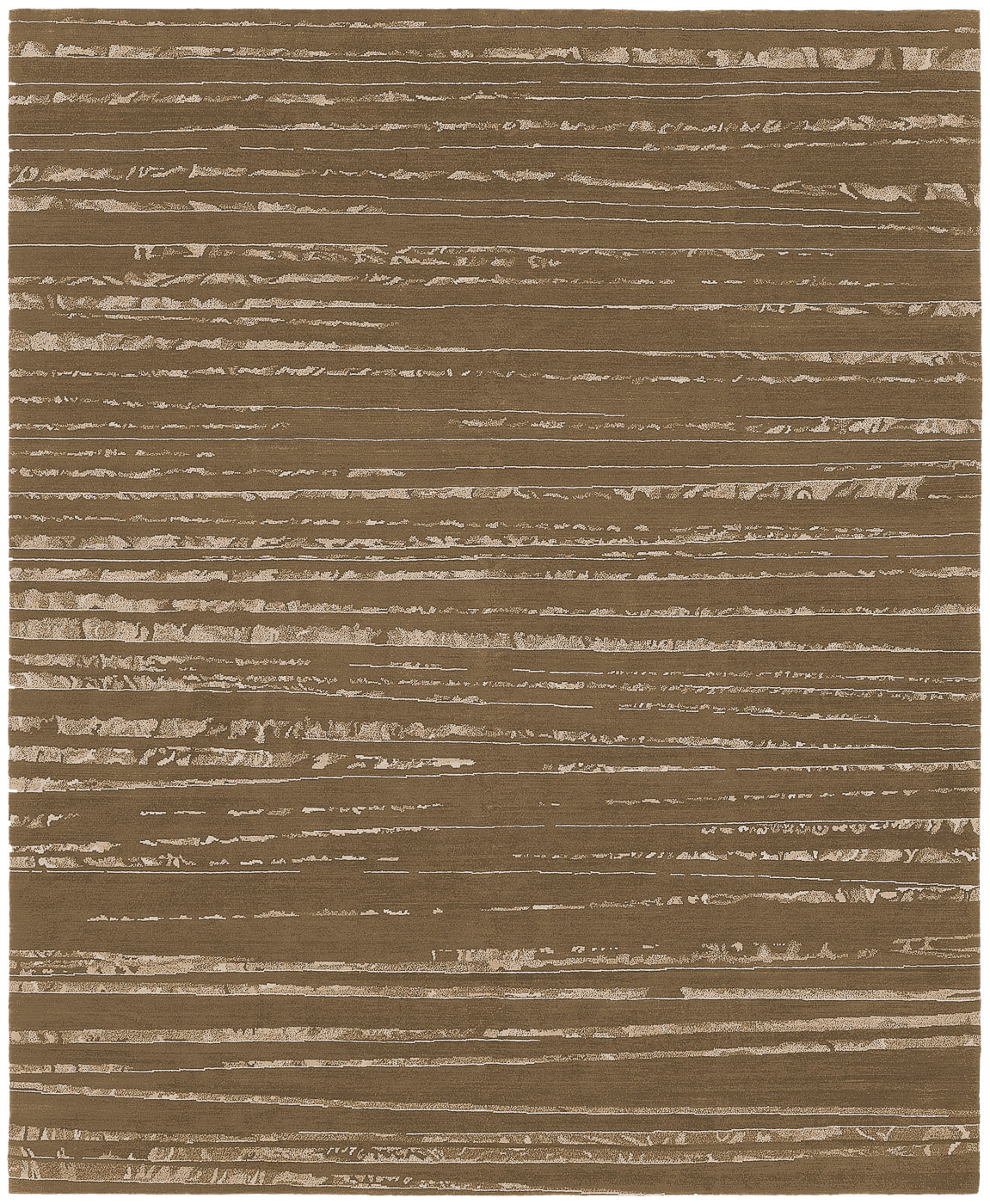 Rauschen bruin vloerkleed | Maat: 300 × 400 cm