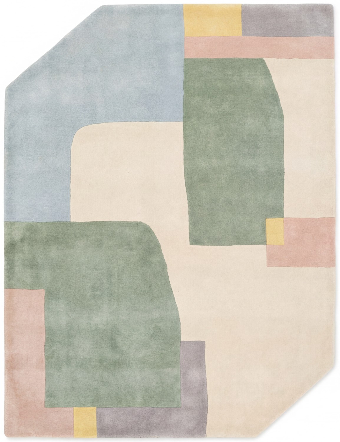 Rounded Blocks Soft vloerkleed