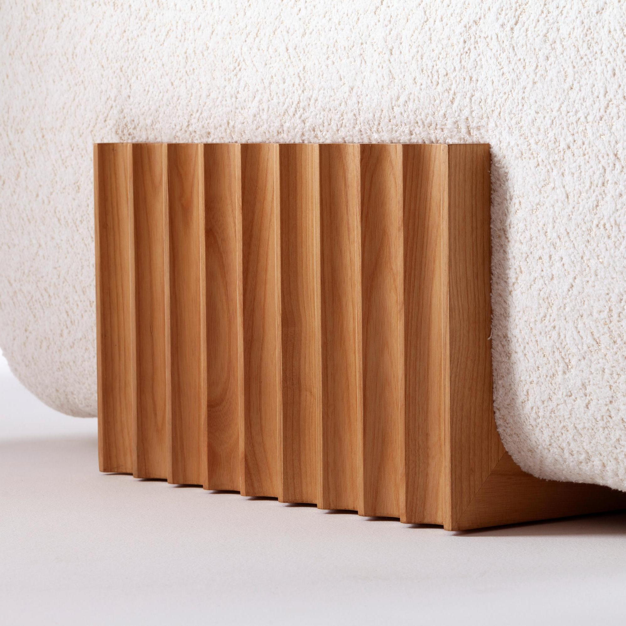 Canapé modulable en bois Carmel