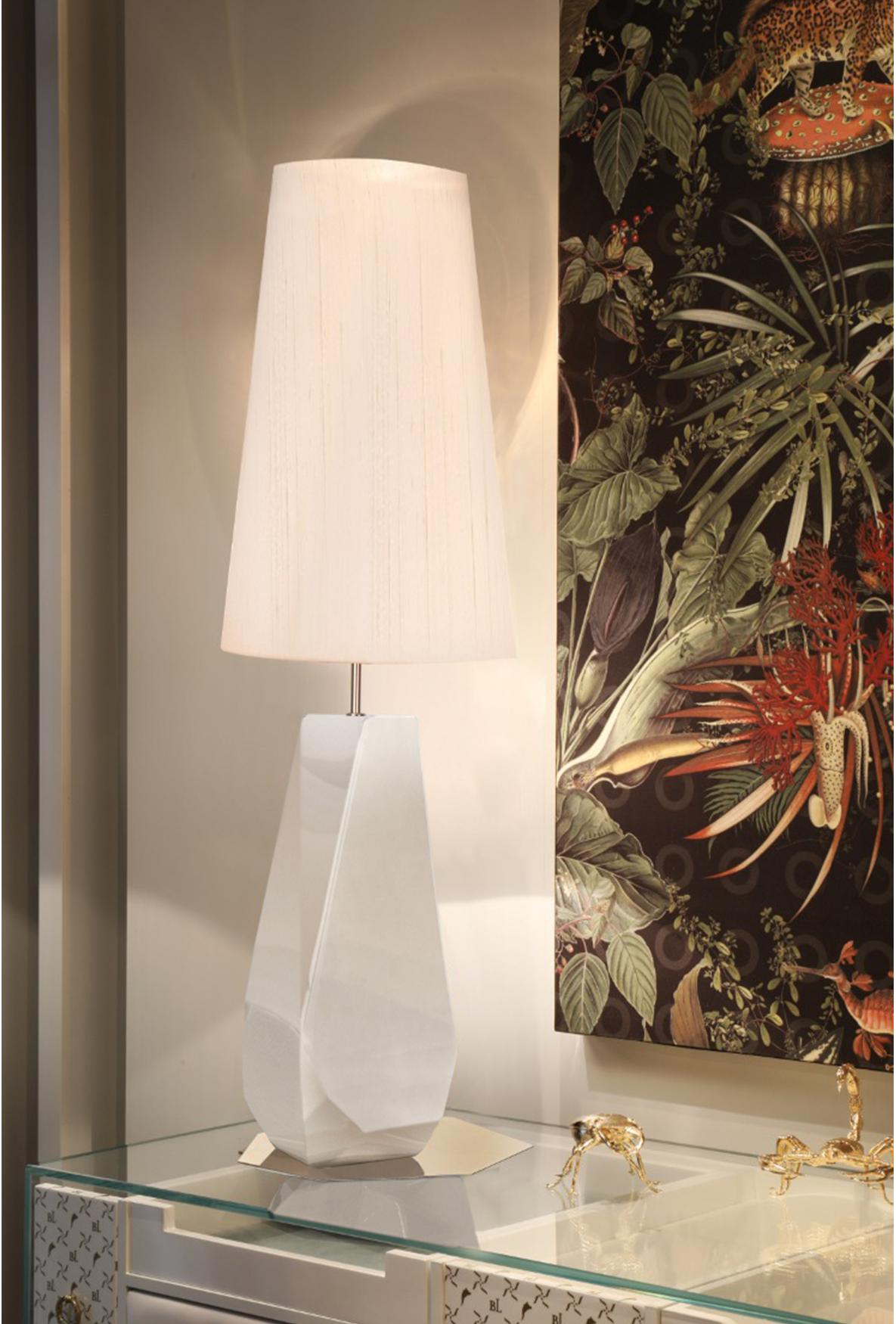 Lampe de table Essence blanche