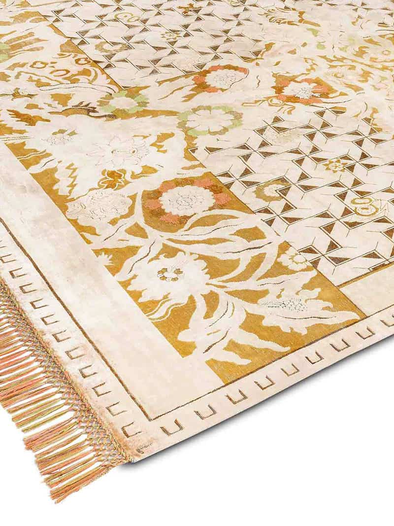 Tapis tissé main Floral Versus