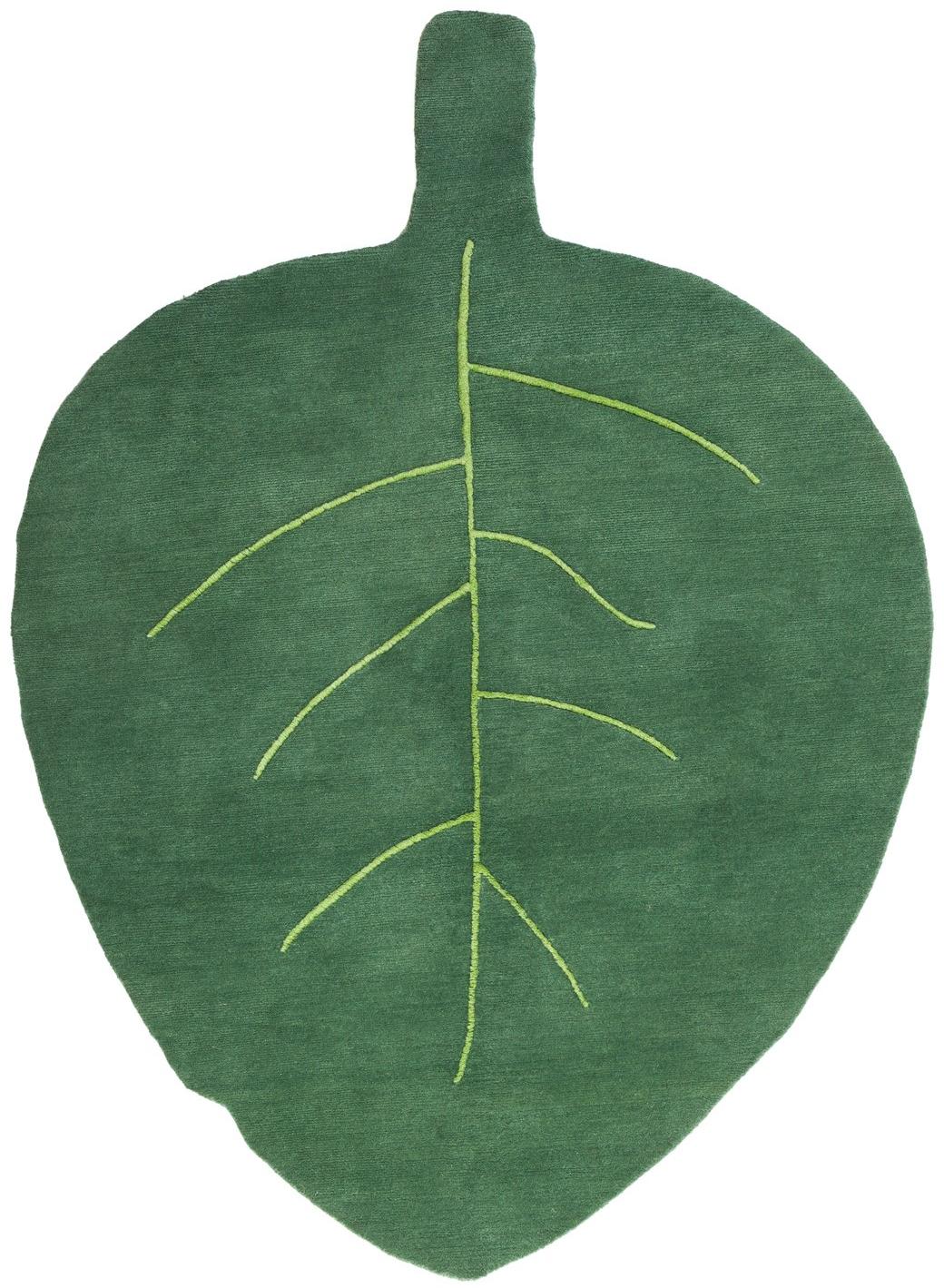 Tapis rond design Ciliophora vert