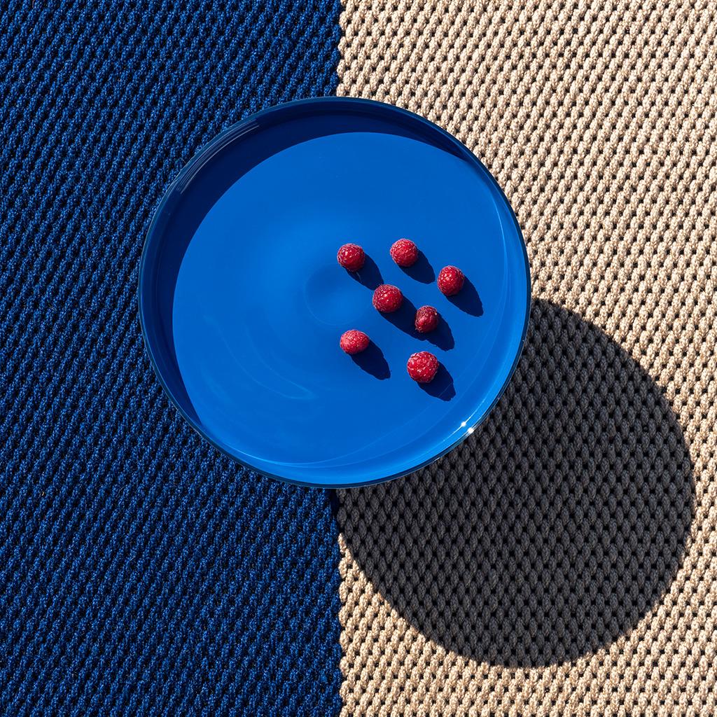 Tapis d’extérieur Deck bleu électrique