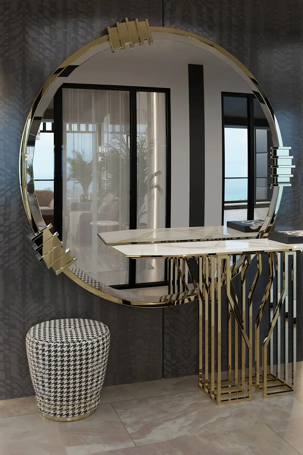 Miroir mural Whirlwind - 4