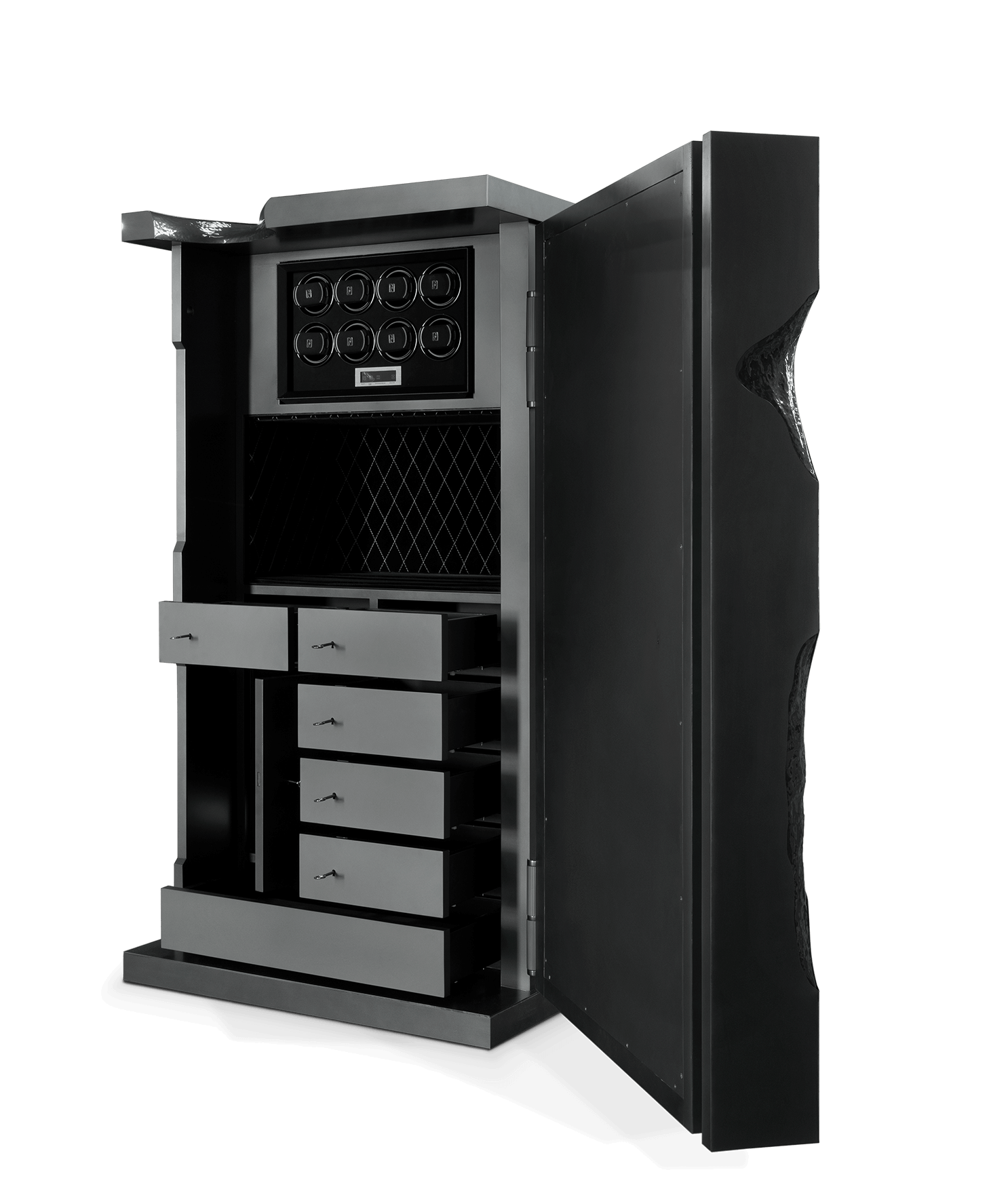 Coffre-fort Tycoon gris mat Elite