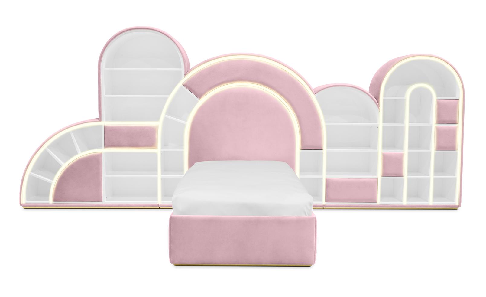 Lit Marshmallow bubble-gum rose