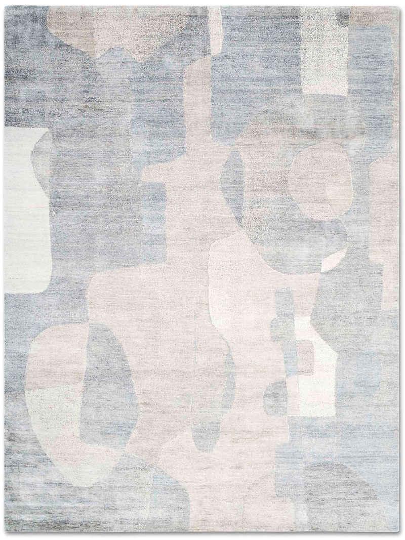 Snow Silver luxe vloerkleed