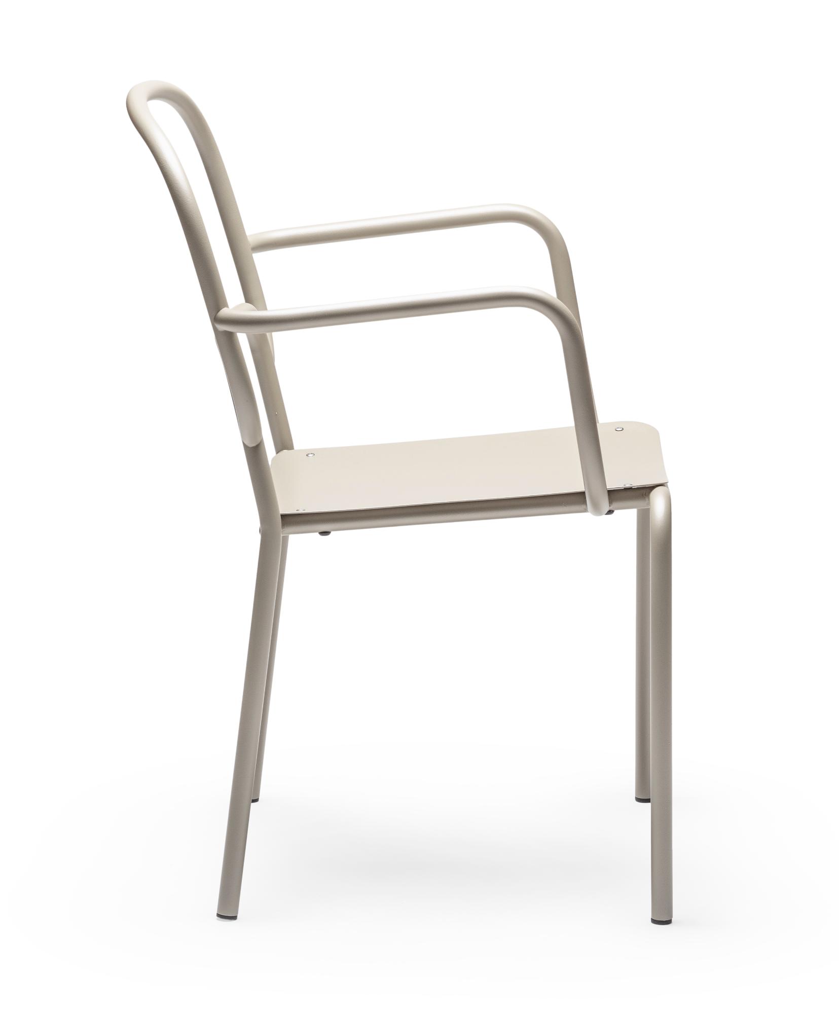Chaise d'extérieur Moyo Sable (lot de 3)