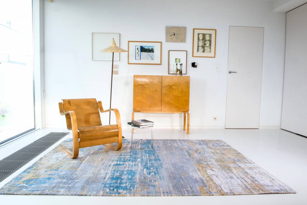 Long Island blauw tapijt | Maat: 170 × 240 cm