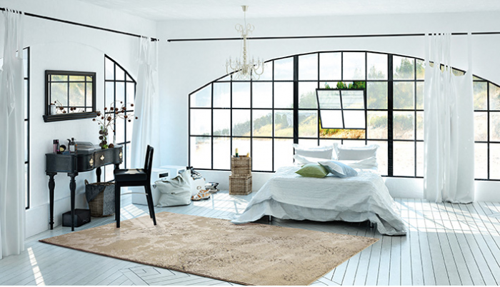 Antiek beige vloerkleed