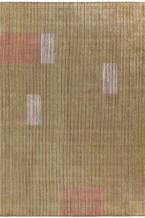 Hand-loom viscose Lines vloerkleed