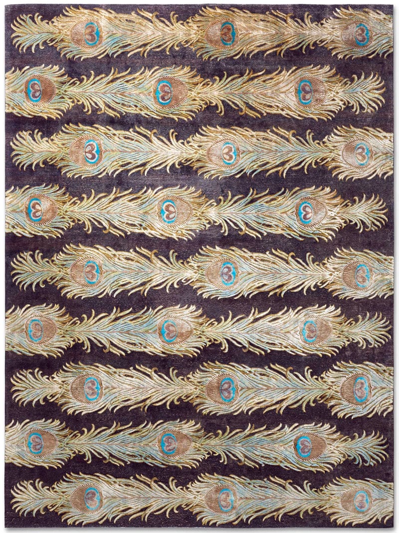 Feathers Lane handgemaakt luxe vloerkleed