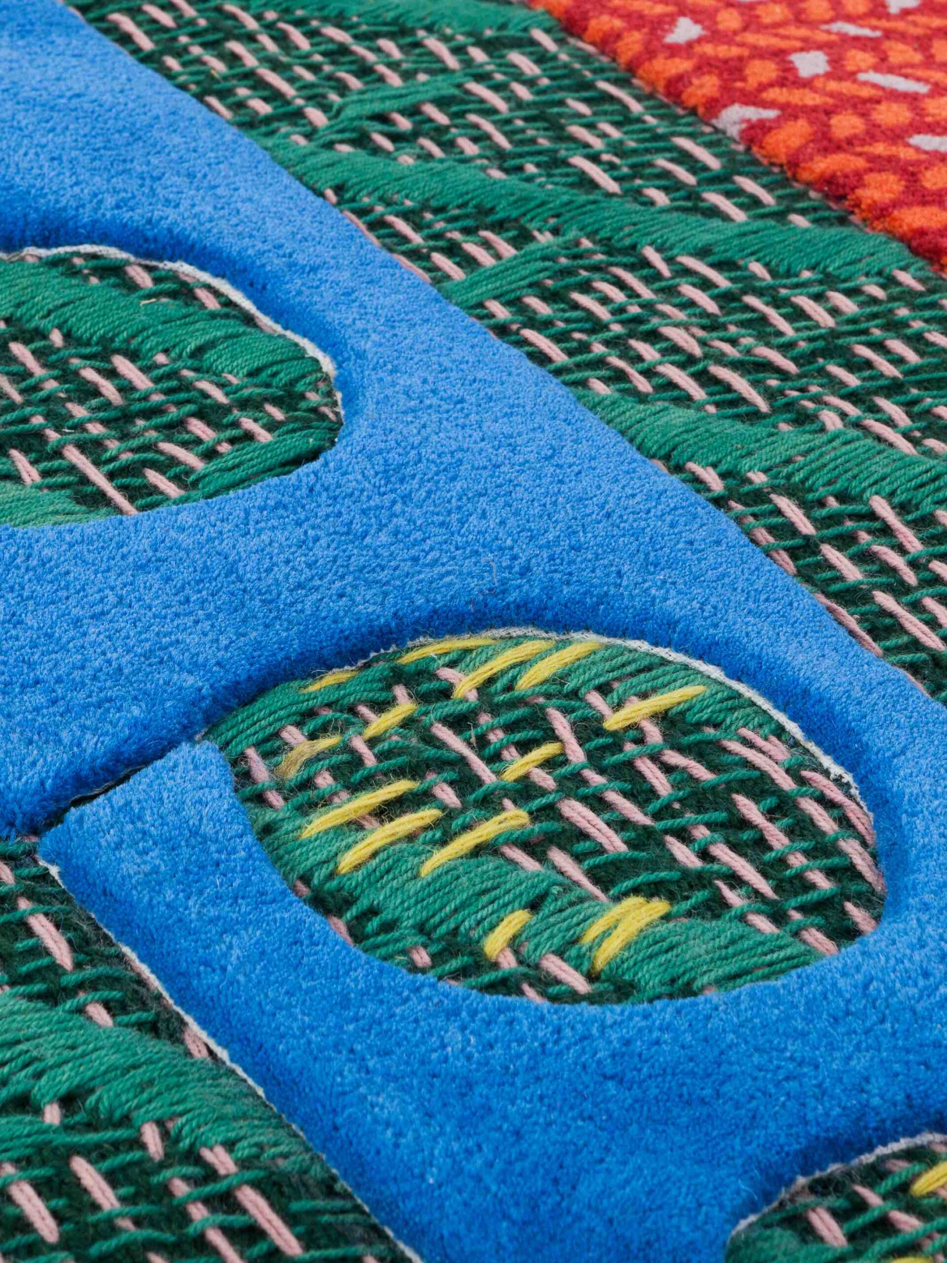 Tapis design Dark Flower
