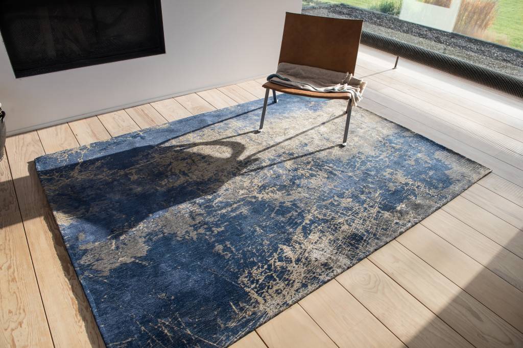 Abyss Blue vloerkleed | Maat: 240 × 340 cm