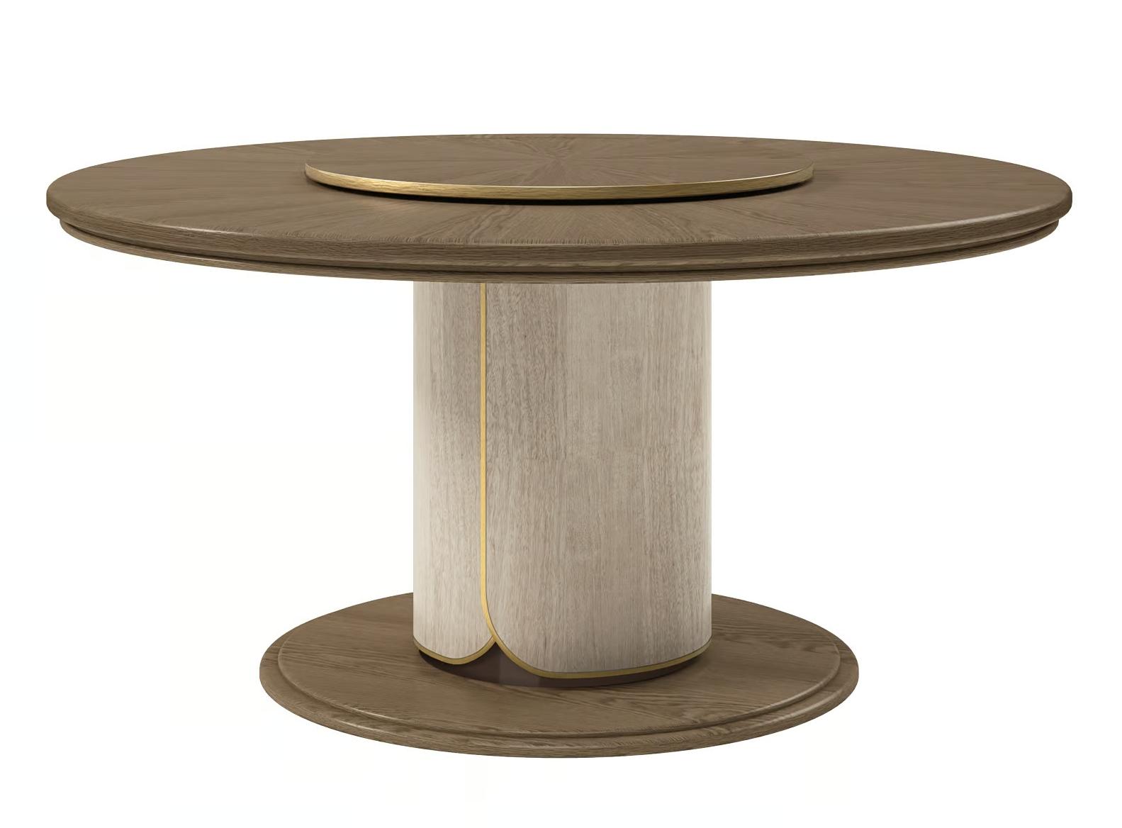 Table ronde italienne moderne | Configuration: Met draaiplateau