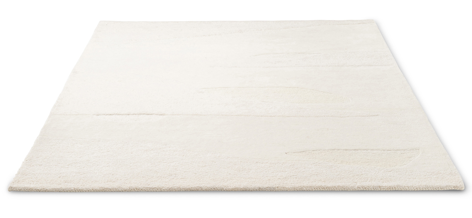 Tapis Decor Scape blanc laine | Taille: 250 × 350 cm