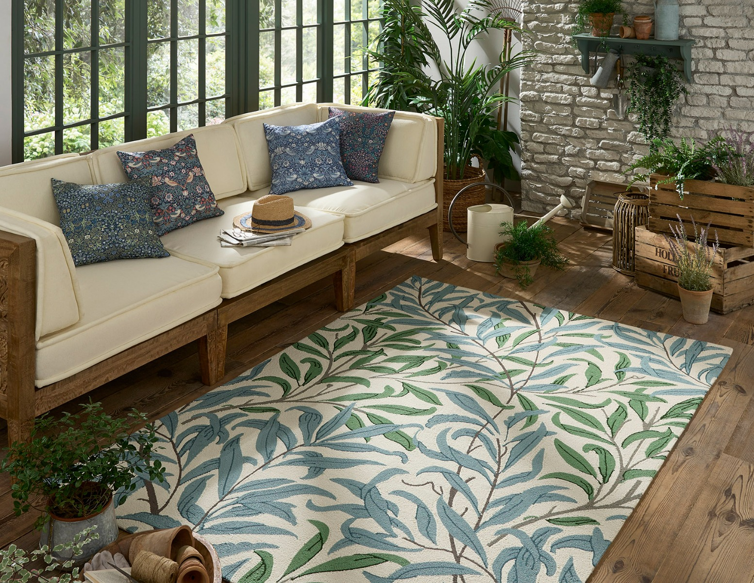 Willow B. Leafy Arb. outdoor vloerkleed | Maat: 160 × 230 cm